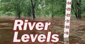Be cautions of rising river levels